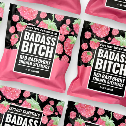 Bad Ass B*tch Raspberry Shower Steamers