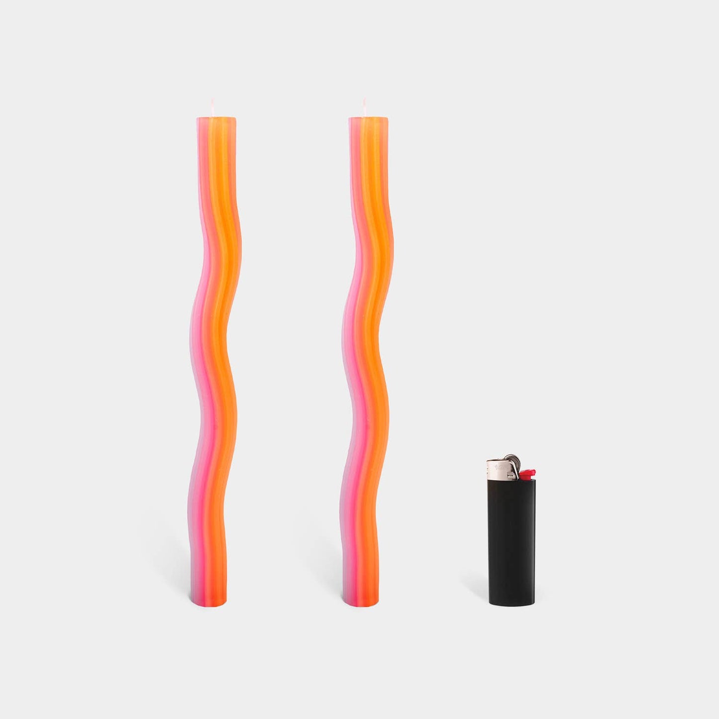 Wiggle Candles in Orange