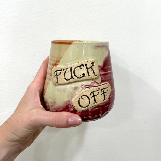 F*ck Off Wine Tumbler