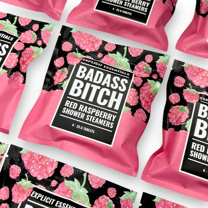 Bad Ass B*tch Raspberry Shower Steamers