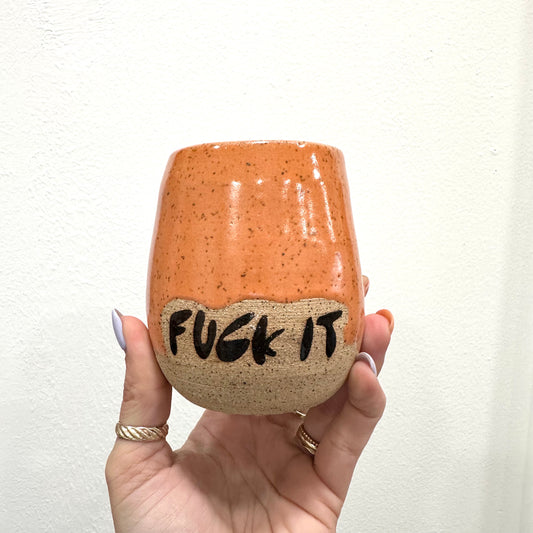 "F*ck It" Mug, Orange #2