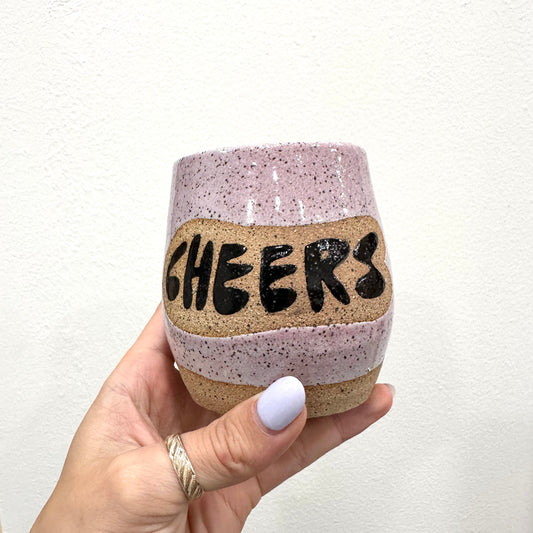 "Cheers" Mug, Lavender #1