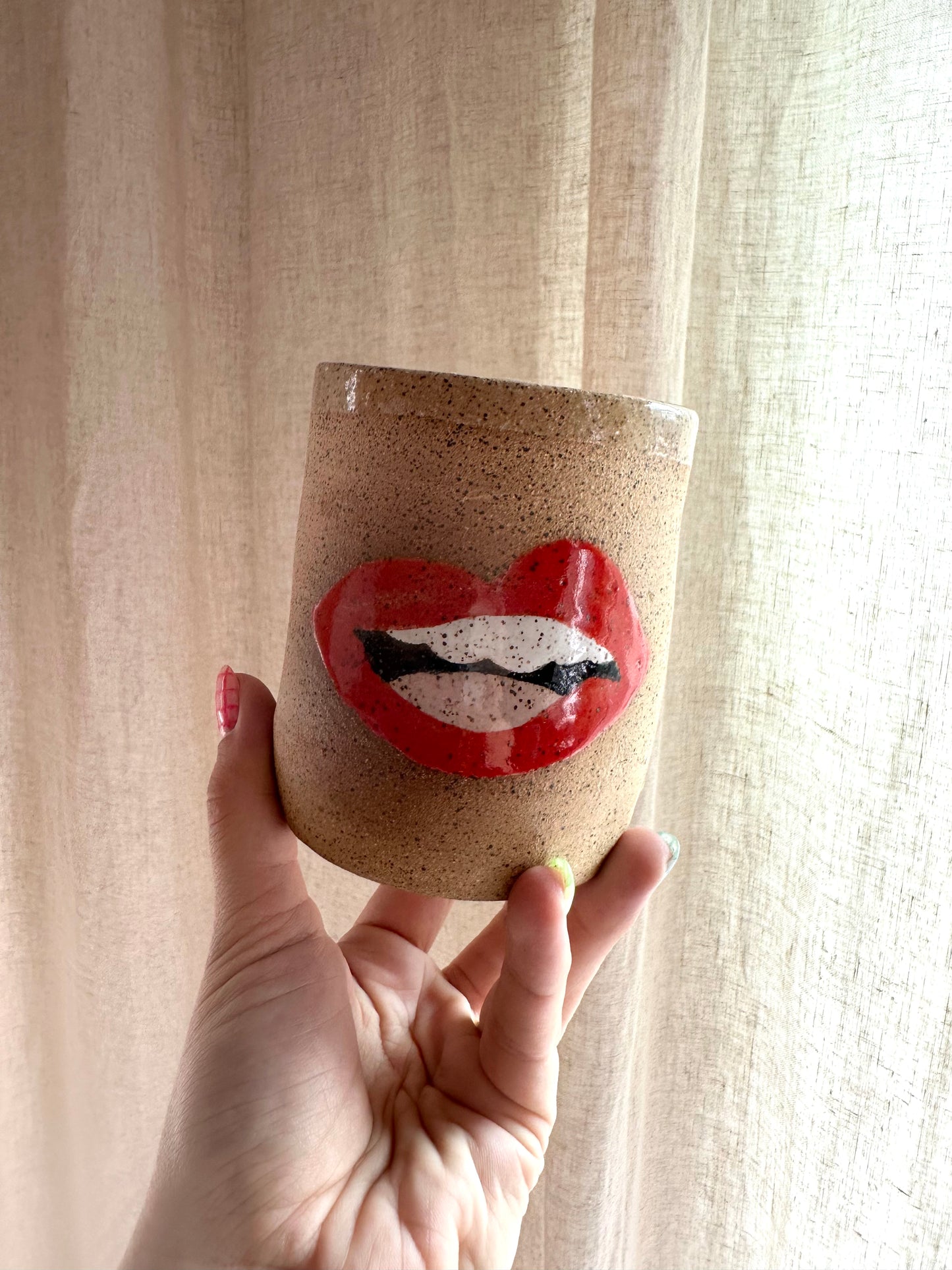 Party Mouth Tumbler in "F*ck Yeah"