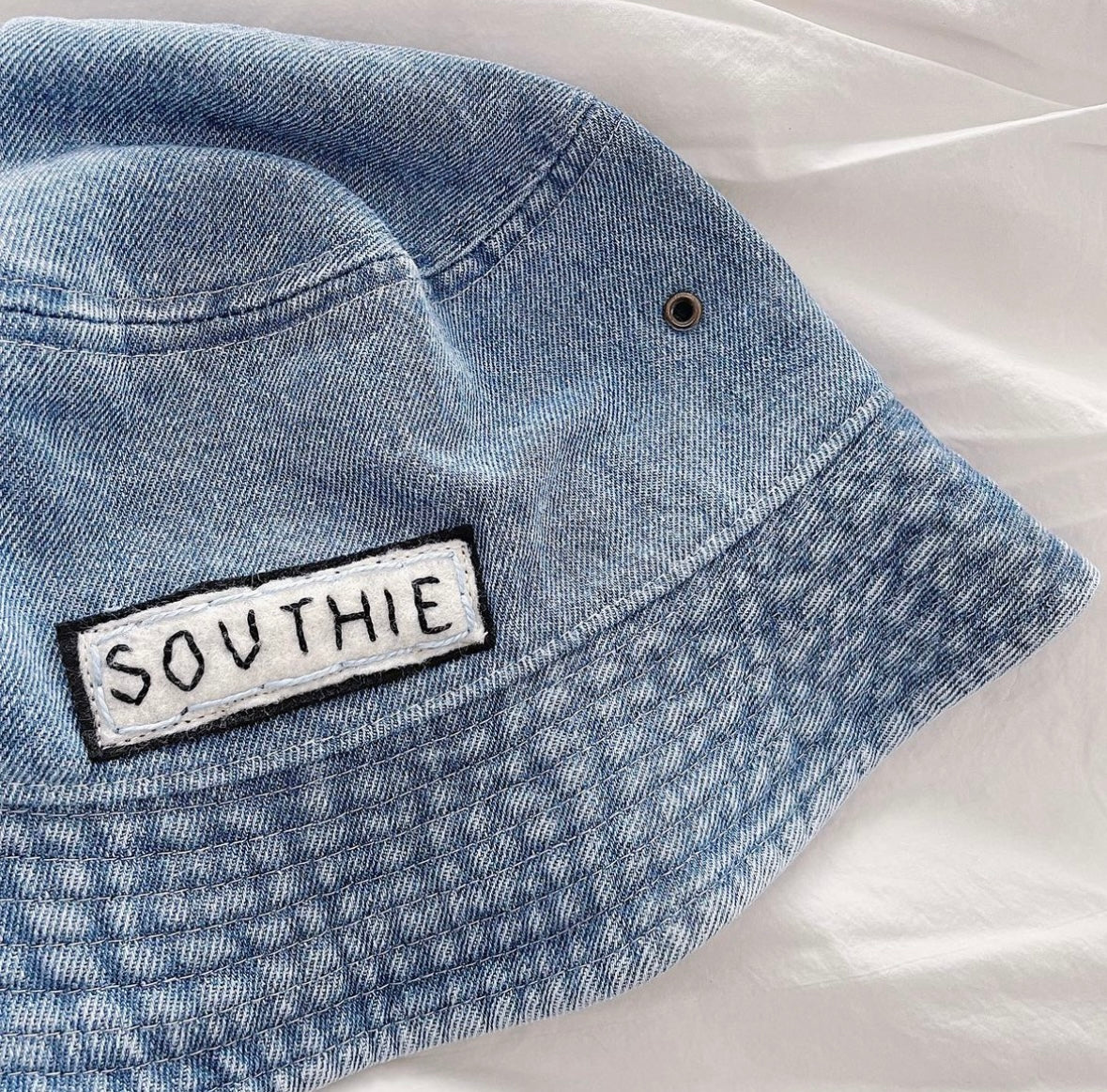Southie Demin Bucket Hat