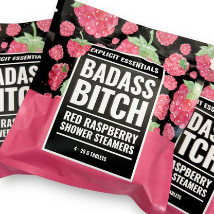 Bad Ass B*tch Raspberry Shower Steamers