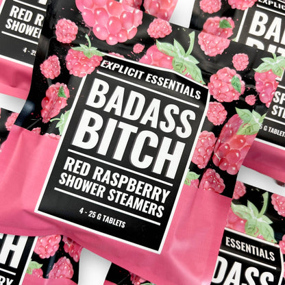 Bad Ass B*tch Raspberry Shower Steamers