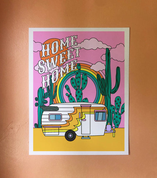 Home Sweet Home Art Print, 11 x 14