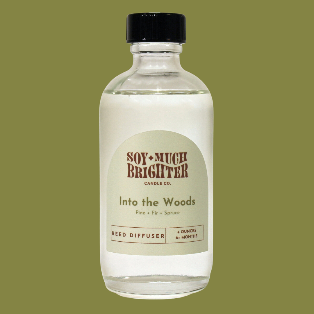 Into the Woods: Spruce + Fir + Pine Reed Diffuser, 4 oz
