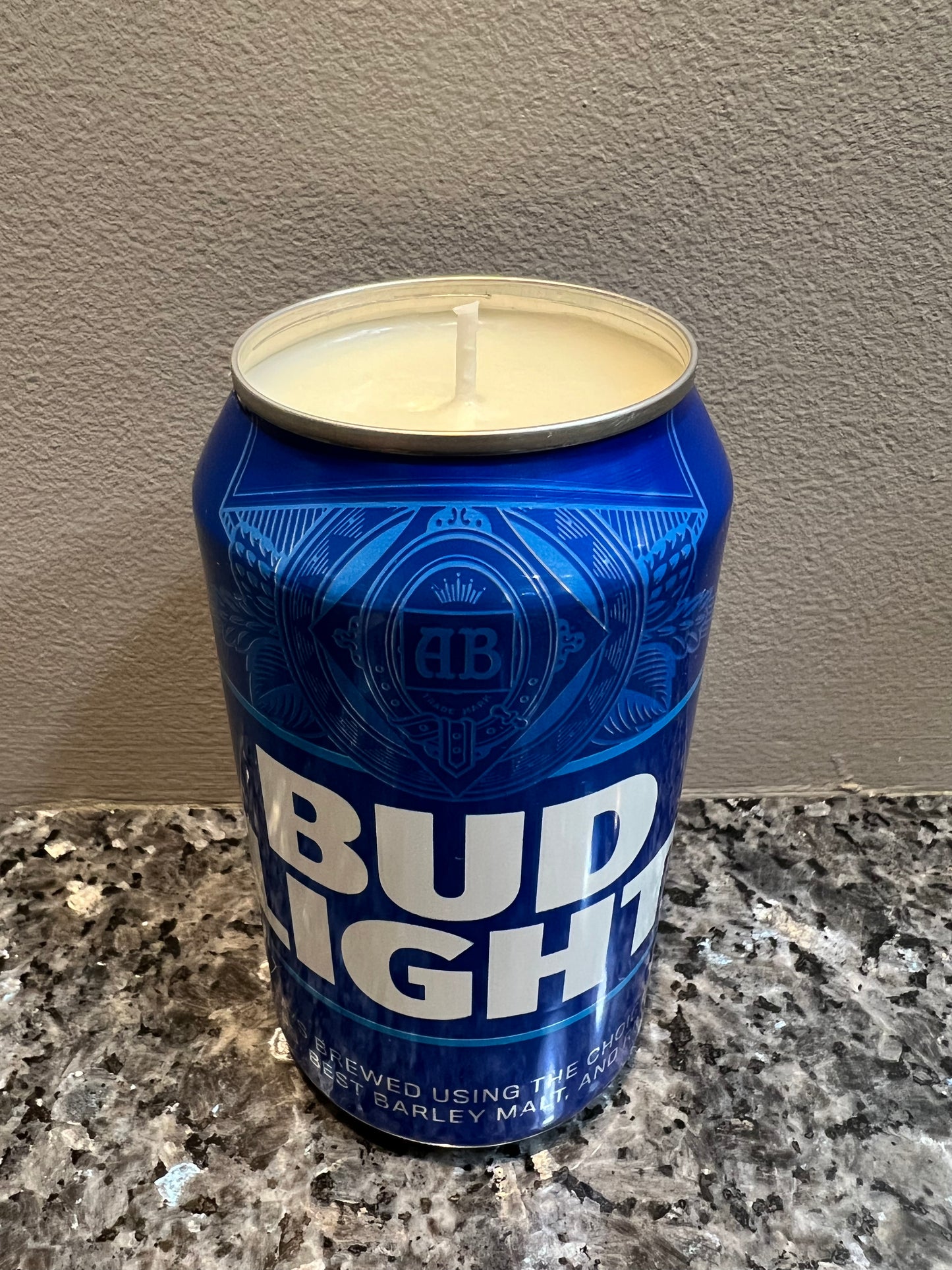 Bud Light Can Candle